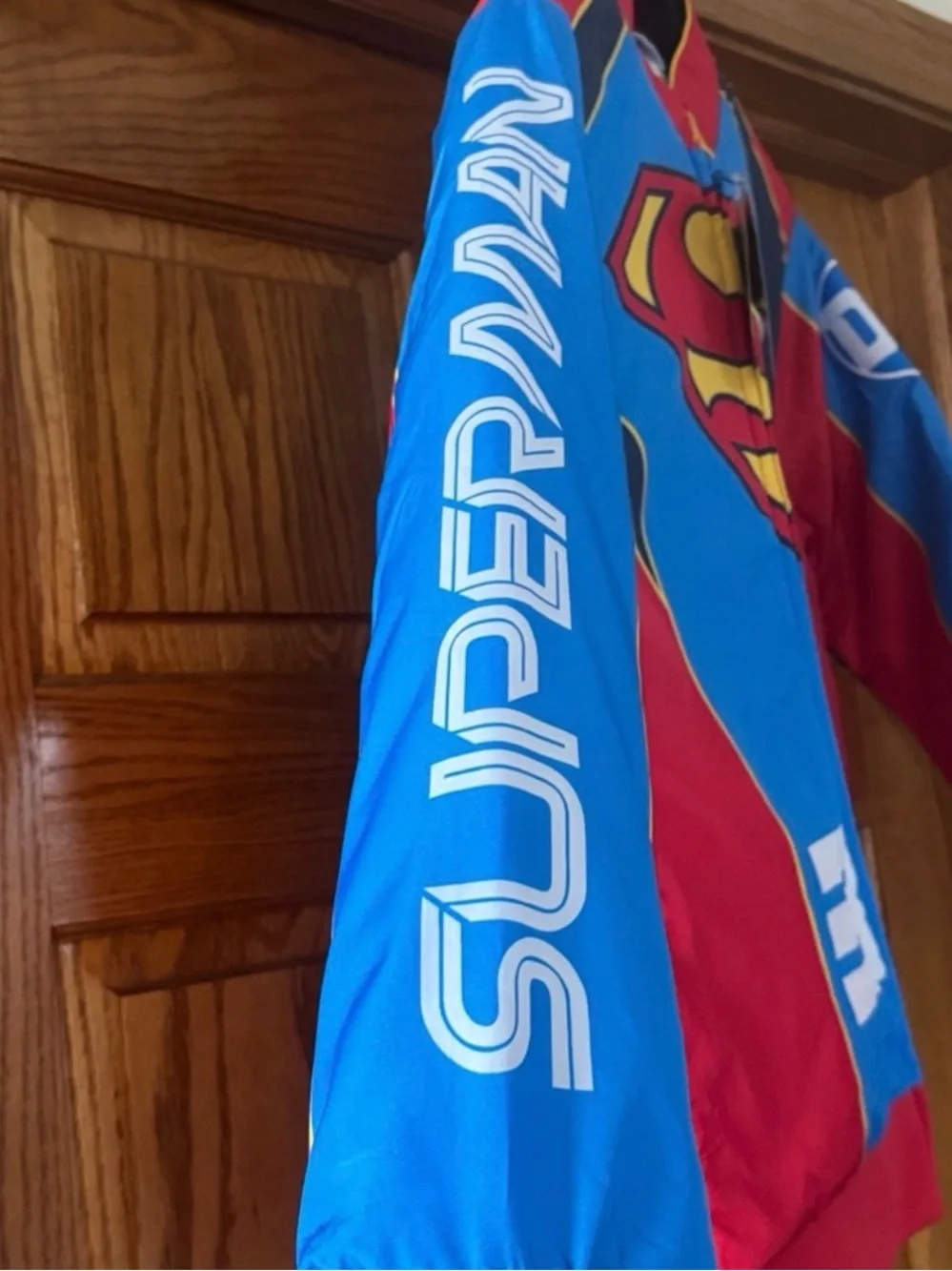 Superman Kids' Red & Blue Zip Jacket